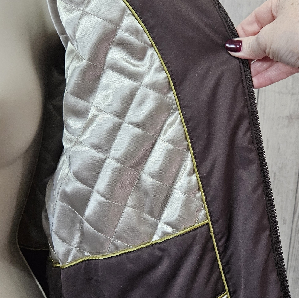 LIZ CLAIBORNE Full Zip Puffer Jacket - Picture 8 of 11